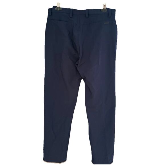 Greg Norman Golf Pants 32x30 Navy Blue Straight Leg Stretch Athletic Trouser - Picture 3 of 6